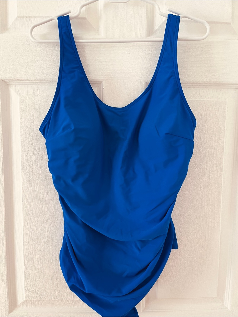 Bright Blue One-Piece Swimsuit